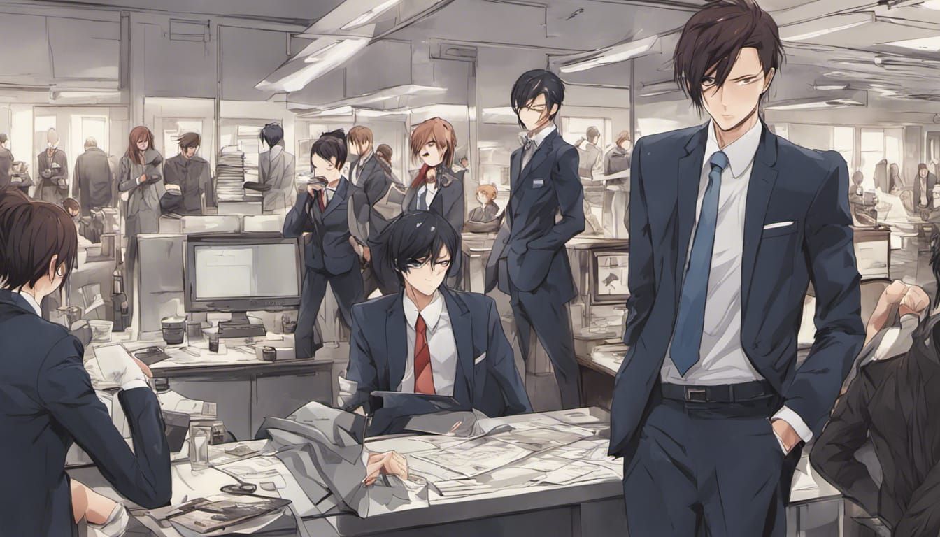 Corporate Evil in Anime Style