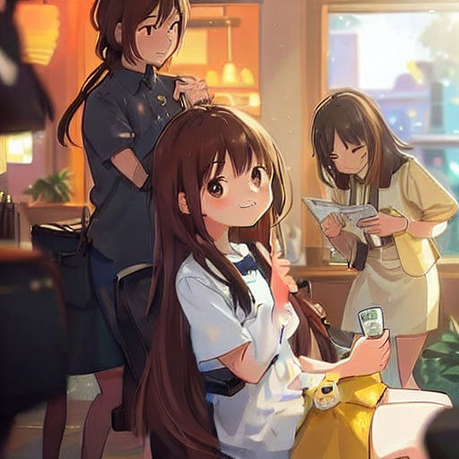 Thai Girl's Hair Transformation in a Salon