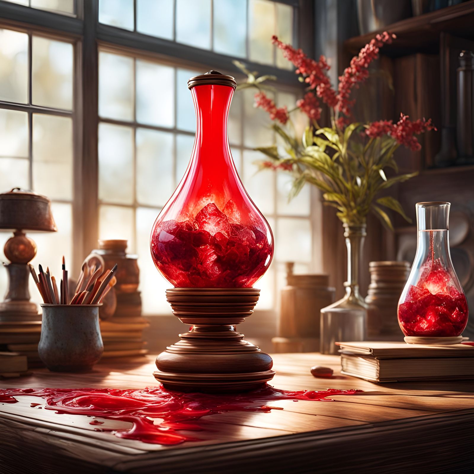 The invention of the lava lamp in the Middle Ages