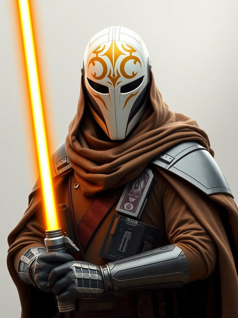 Jedi Sentinel with Golden Runes