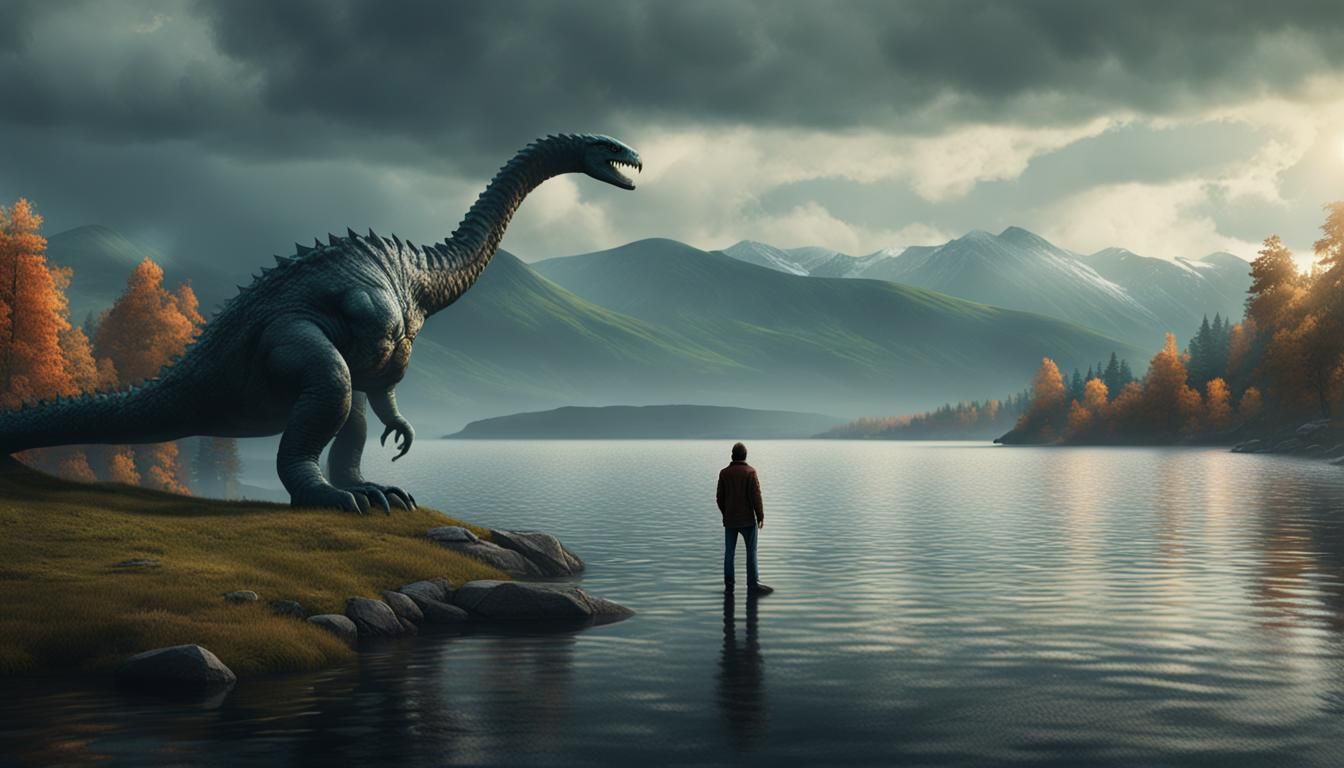 Terrified Man Encounters Loch Ness Monster