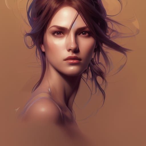 Hyperdetailed Portrait with Volumetric Lighting