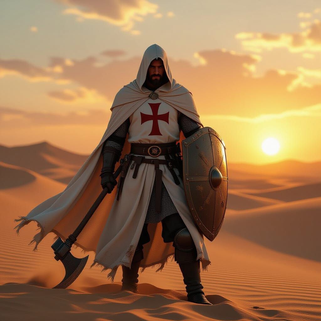 Imagine an atmospheric scene with rich details and clear def...