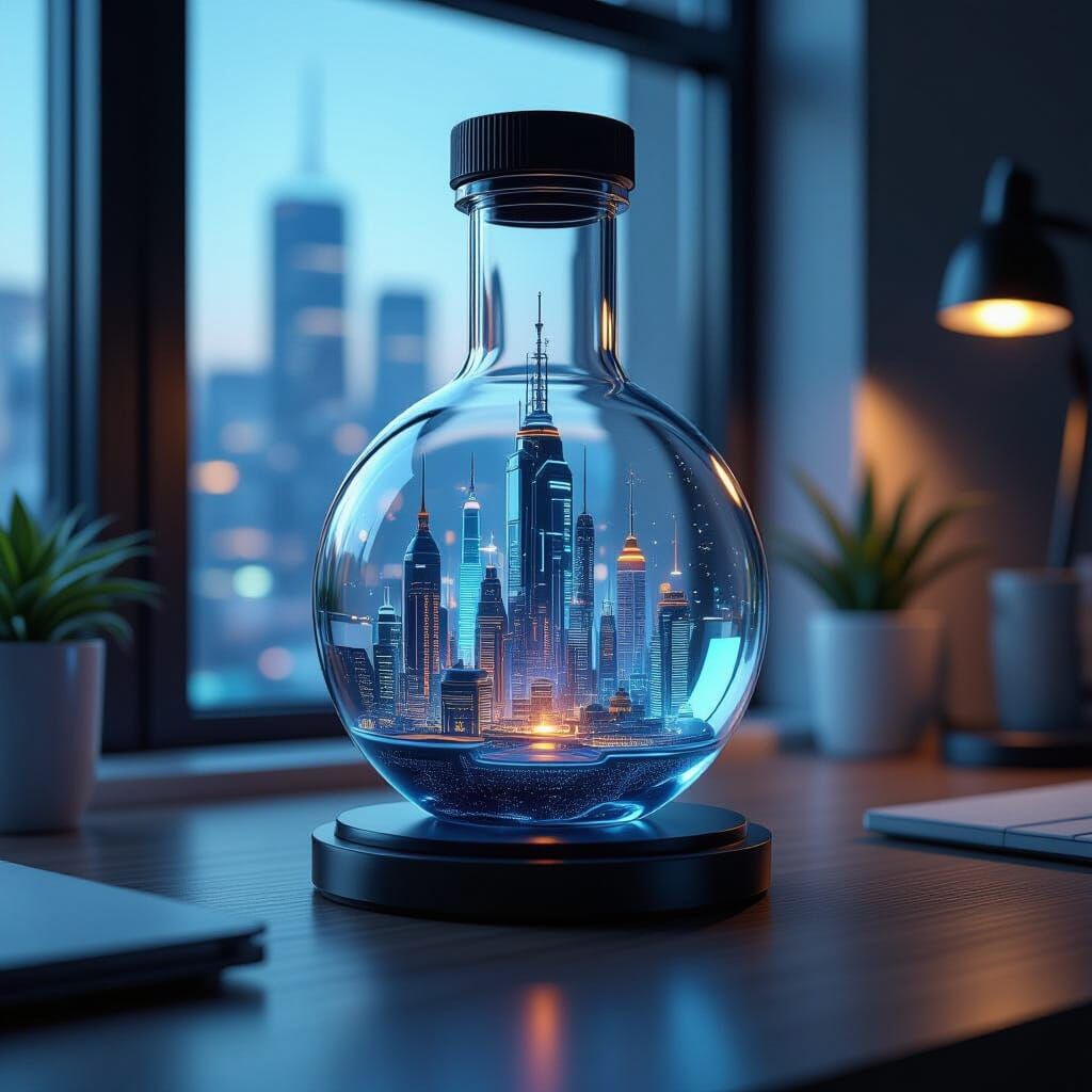 Futuristic City Captures Imagination Inside a Test Tube
