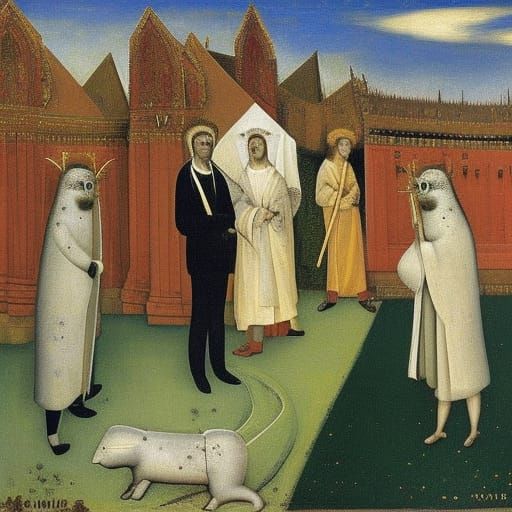 Chatbot's Existential Crisis Inspired by Expressionism