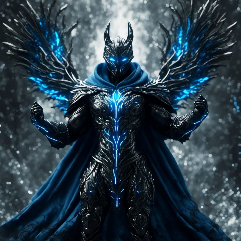 Powerful Electric Superhero in Epic Cinematic Style