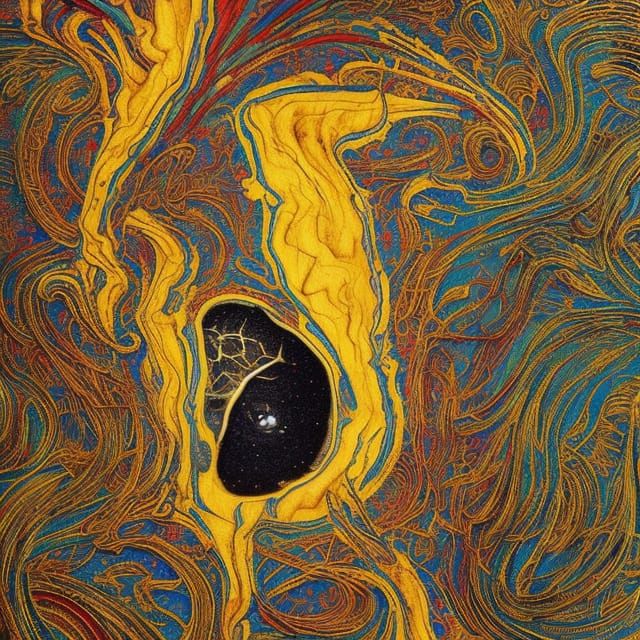 Androphilia in Detailed Fantasy Art Brut Style