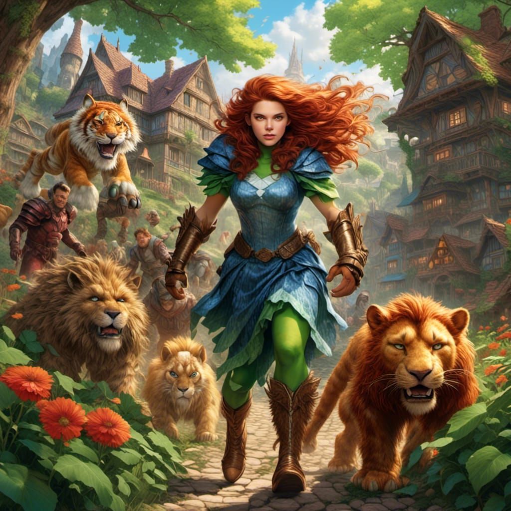 Wizard of Oz Reimagined as Digital Art