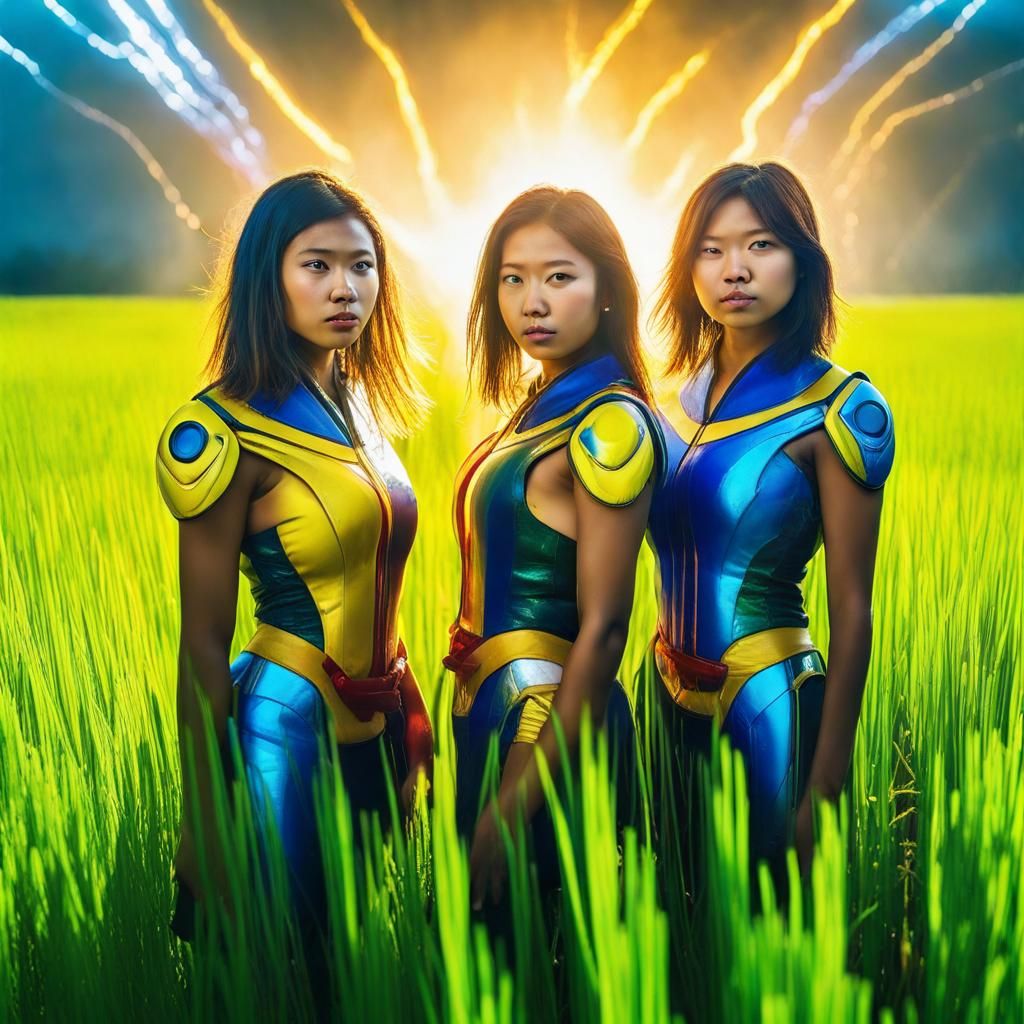 Aboriginal Women Protect Starship Engine