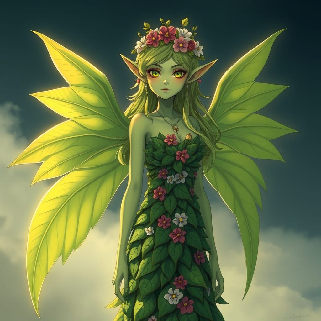 Ethereal Goddess of Verdant Majesty