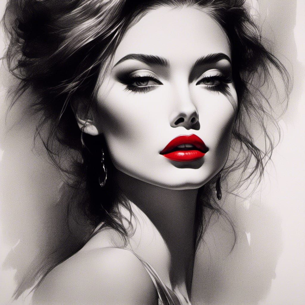 Elegant Fashion Illustration in David Downton Style