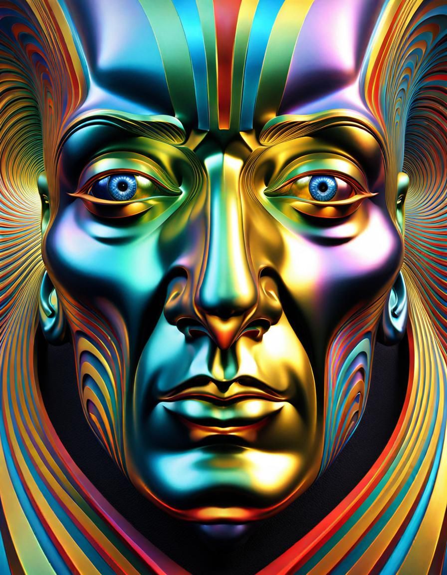 Optical Illusion Face