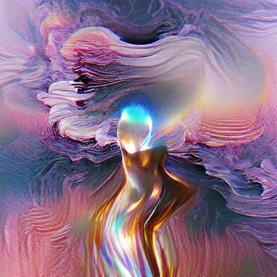 Vibrant Aura Abstract Design