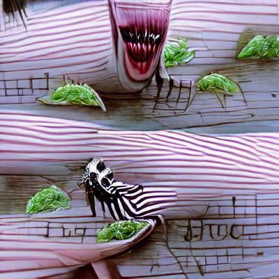 Gothic Surrealism: A Darkly Whimsical Scene