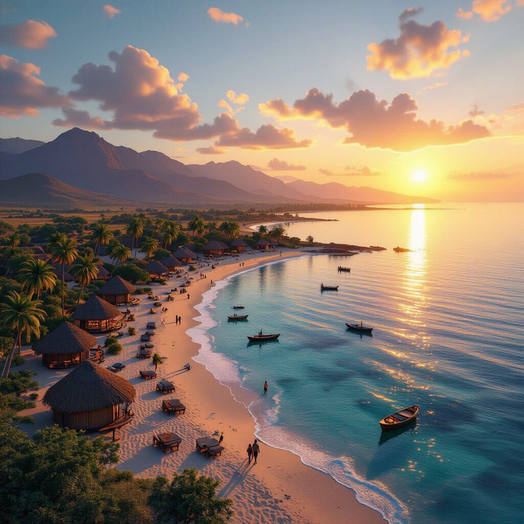 Angola's Mussulo Peninsula: Beaches, Huts, and Restaurants