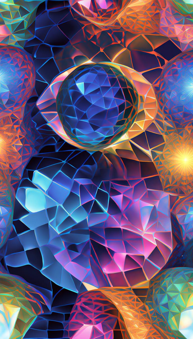 Prismatic Disc Displaying Spectral Colors in 3D