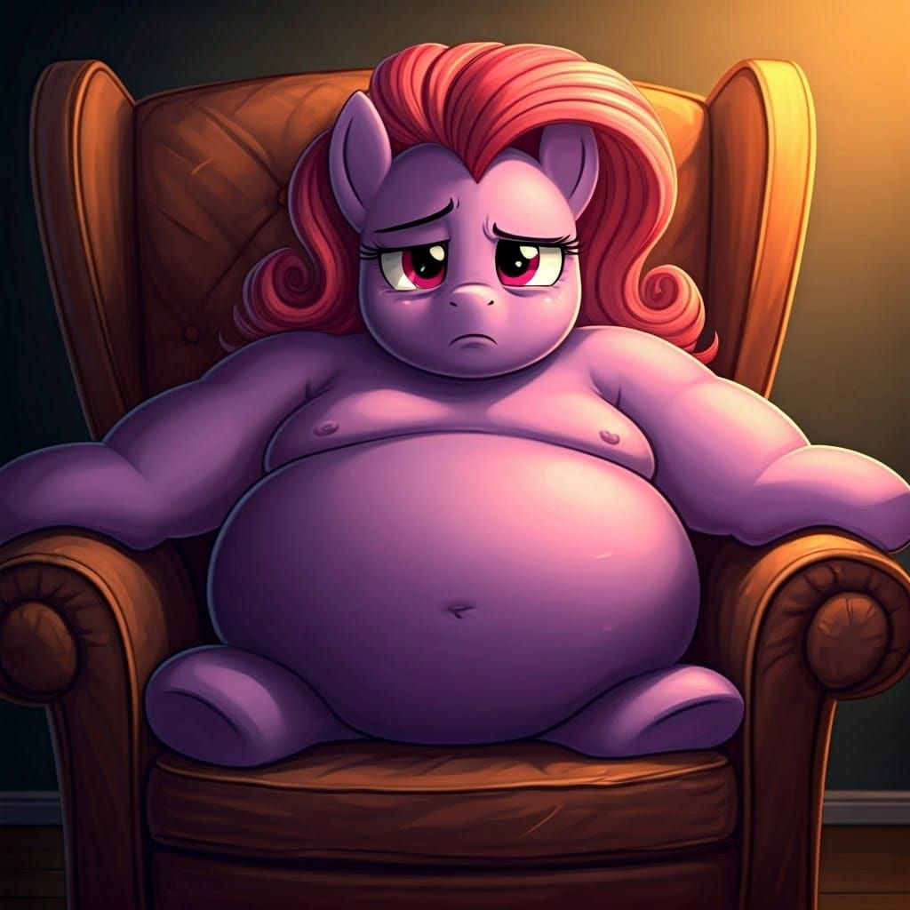 Squinting Berry Punch Sits Uncomfortably in Warmly Lit Room