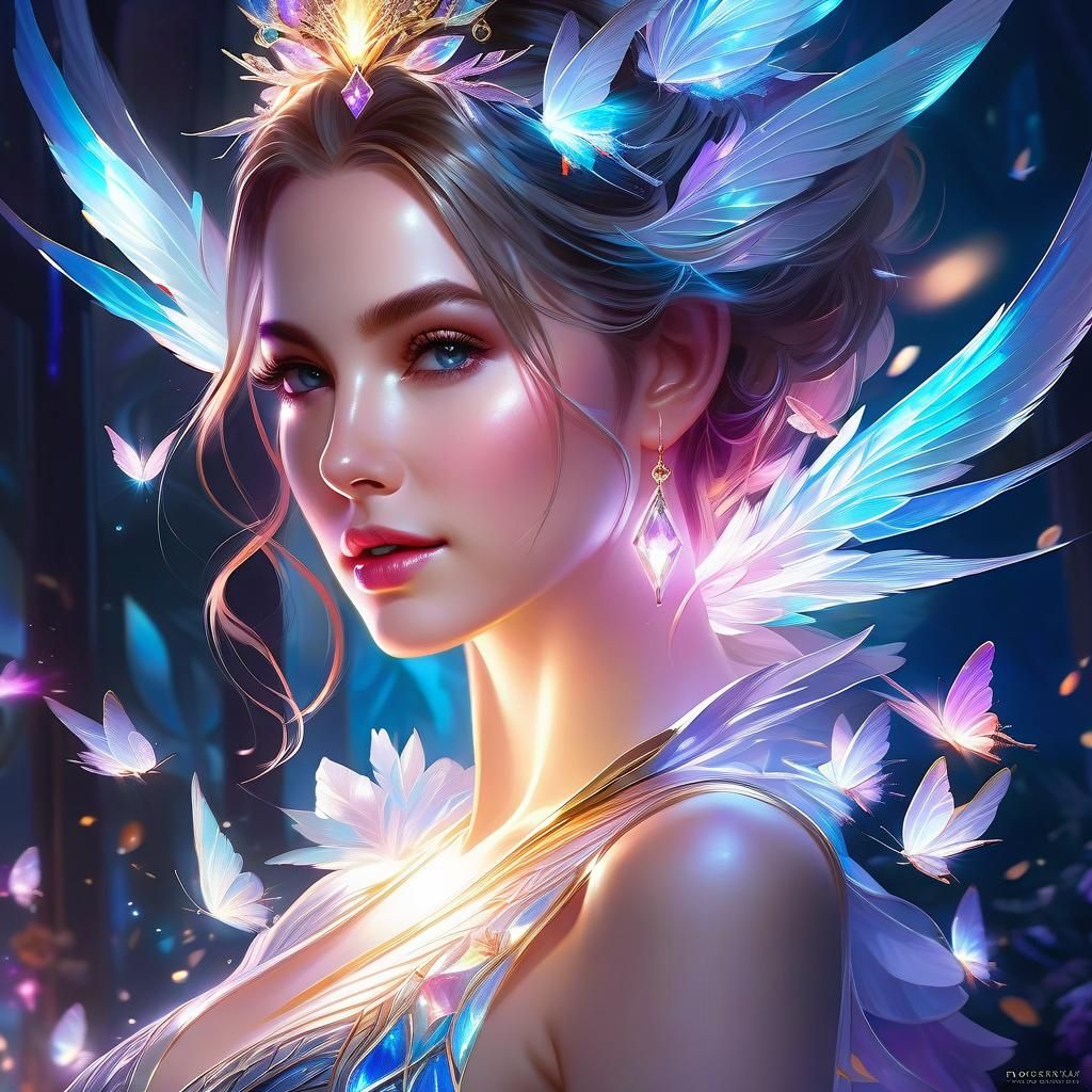 Ethereal Glowing Dream in Hyperrealistic Style