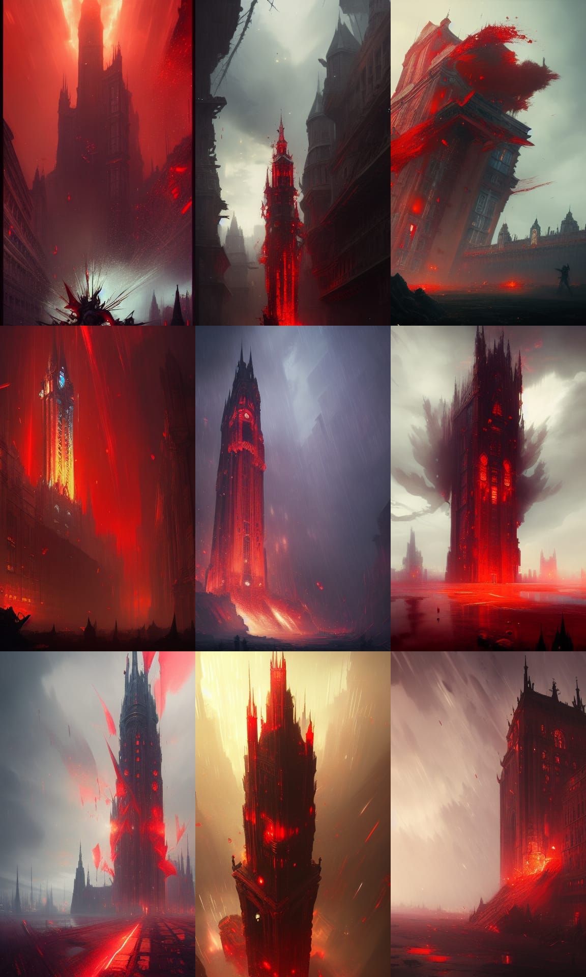 Red Tower is falling