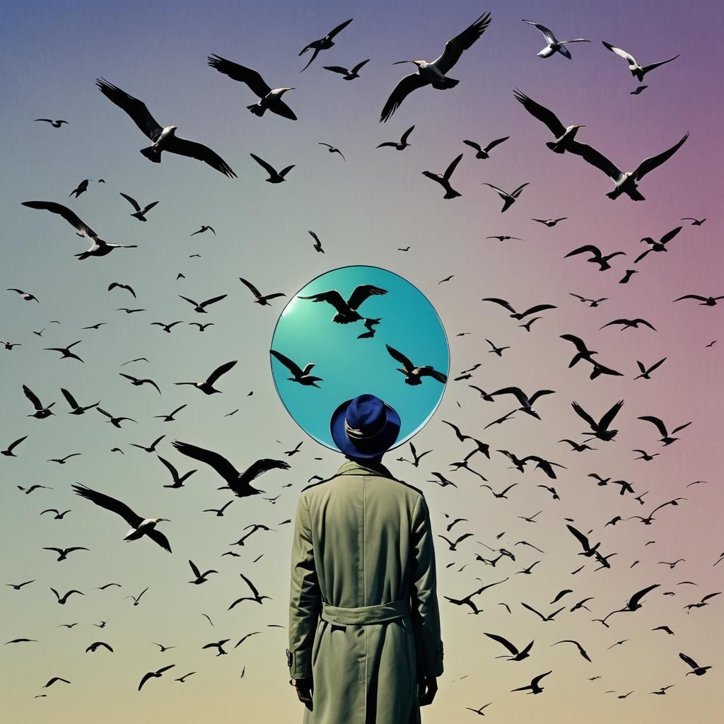 Moebius-Inspired Solarpunk Film Noir Reflecting Humanity's D...