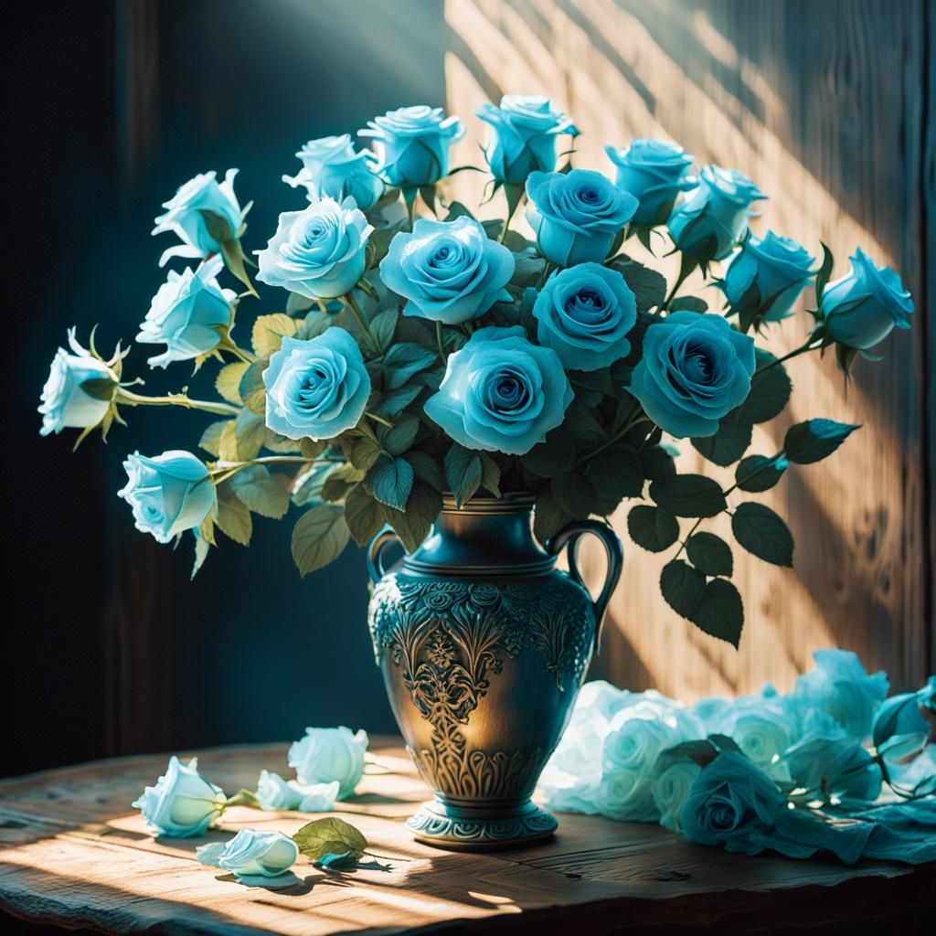 Majestic Dark Fantasy Bouquet in Antique Style