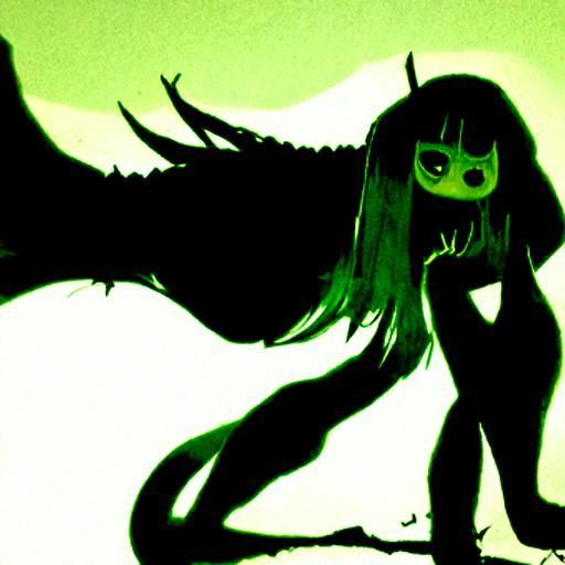 AI-Generated Image of a 'Monster Girl'
