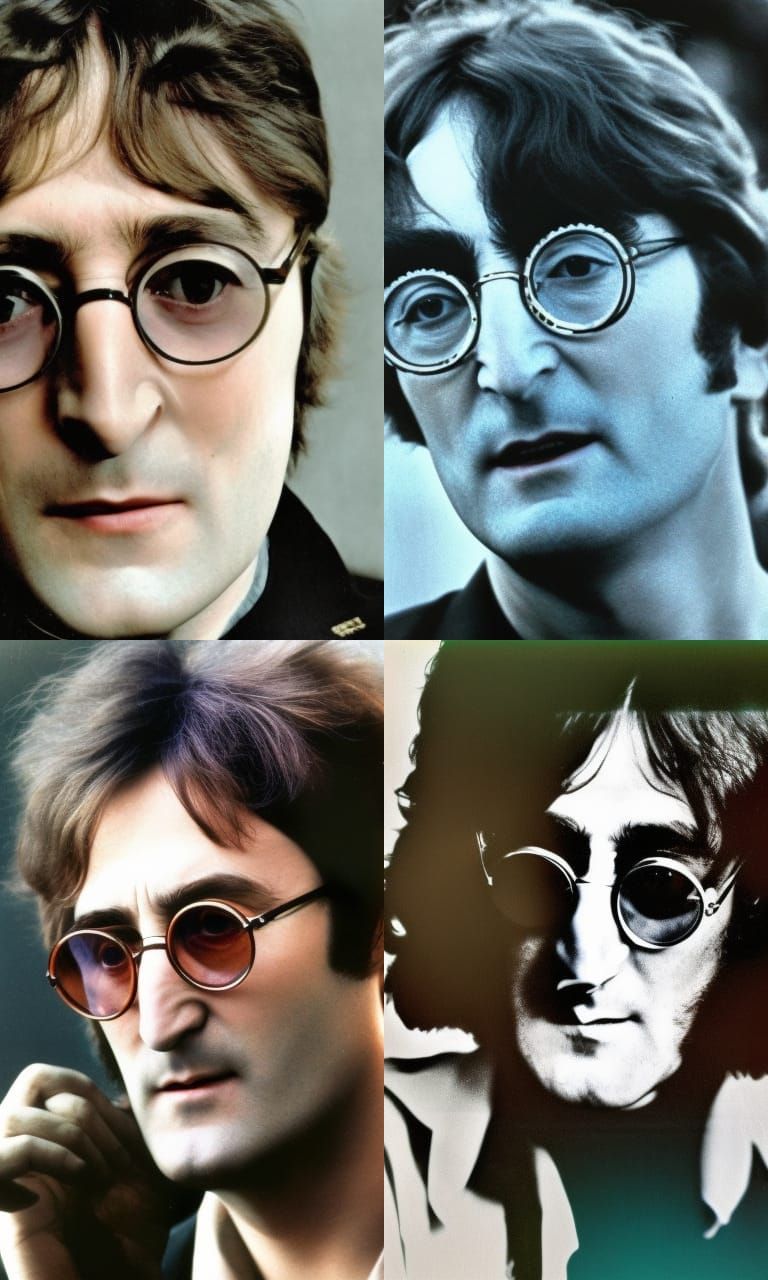 Portrait of John Lennon