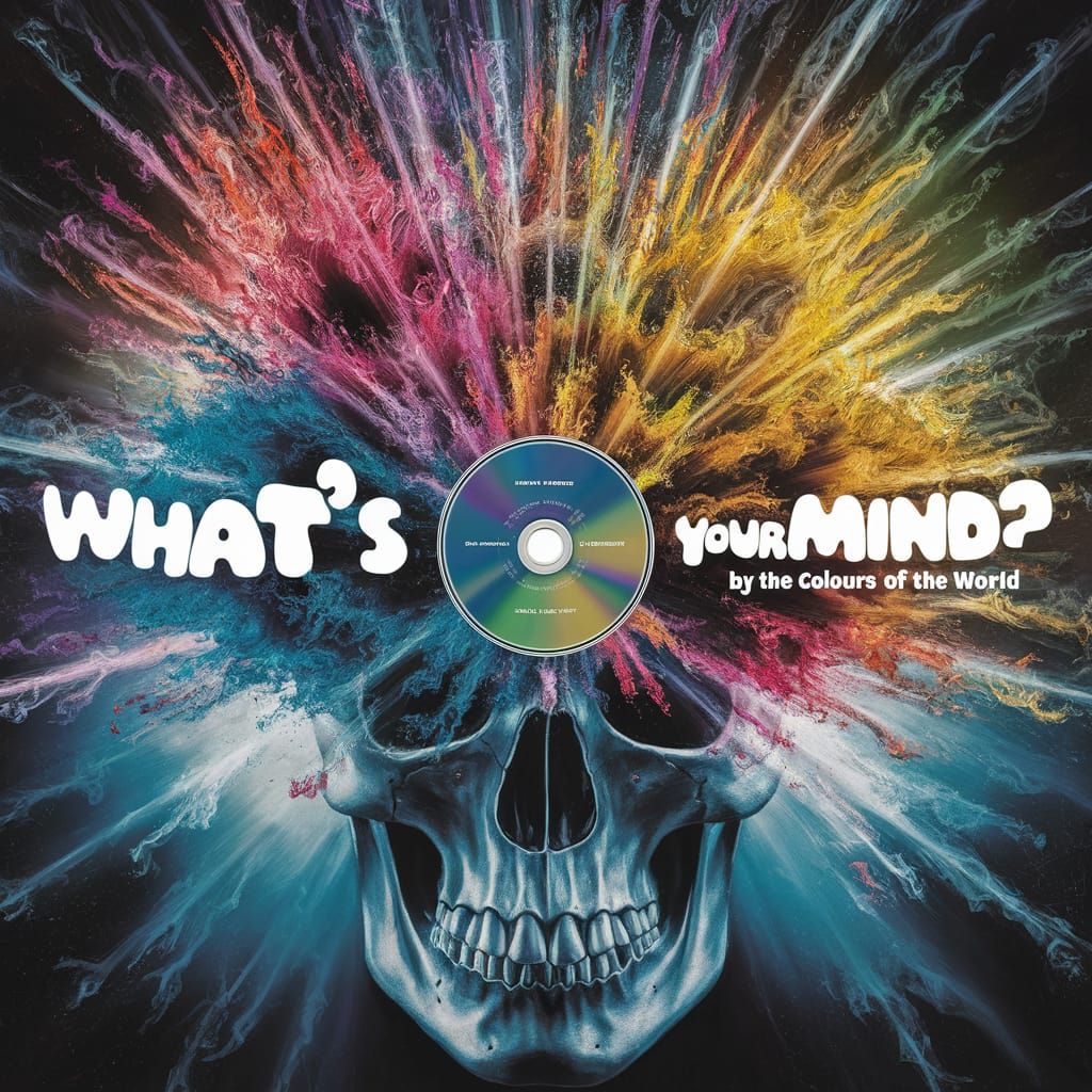 Colorful Mind Explosion in Carne Griffiths Style