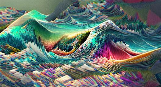 Maximalist 3D Hyperwave in 8K Resolution