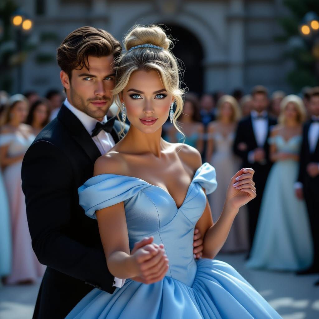 Cinderella and Prince Charming Dancing Ballet
