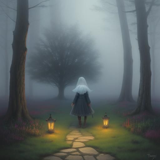 Ethereal Fog Beckons: A Hyperdetailed Fantasy Scene