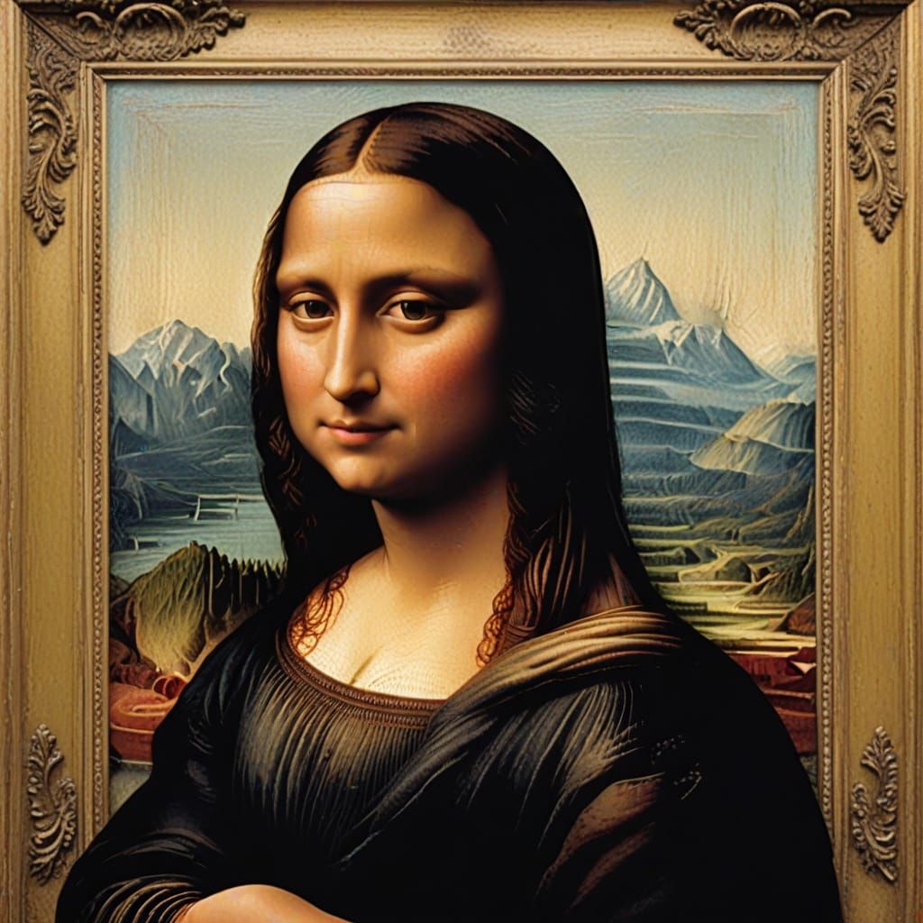 Mona Lisa's Playful Glance