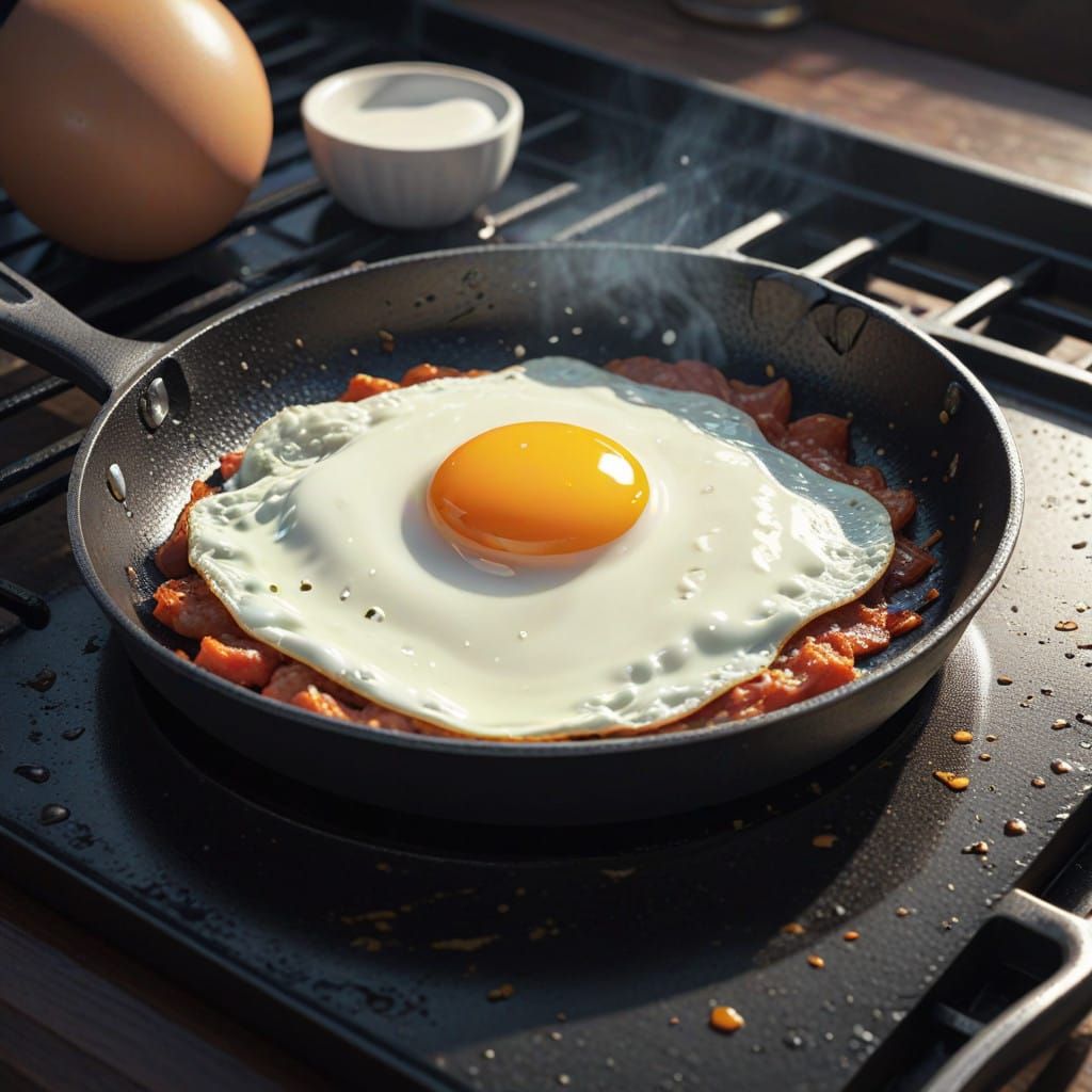 Sizzling Anime Artwork in Vibrant Cel-Shaded Style