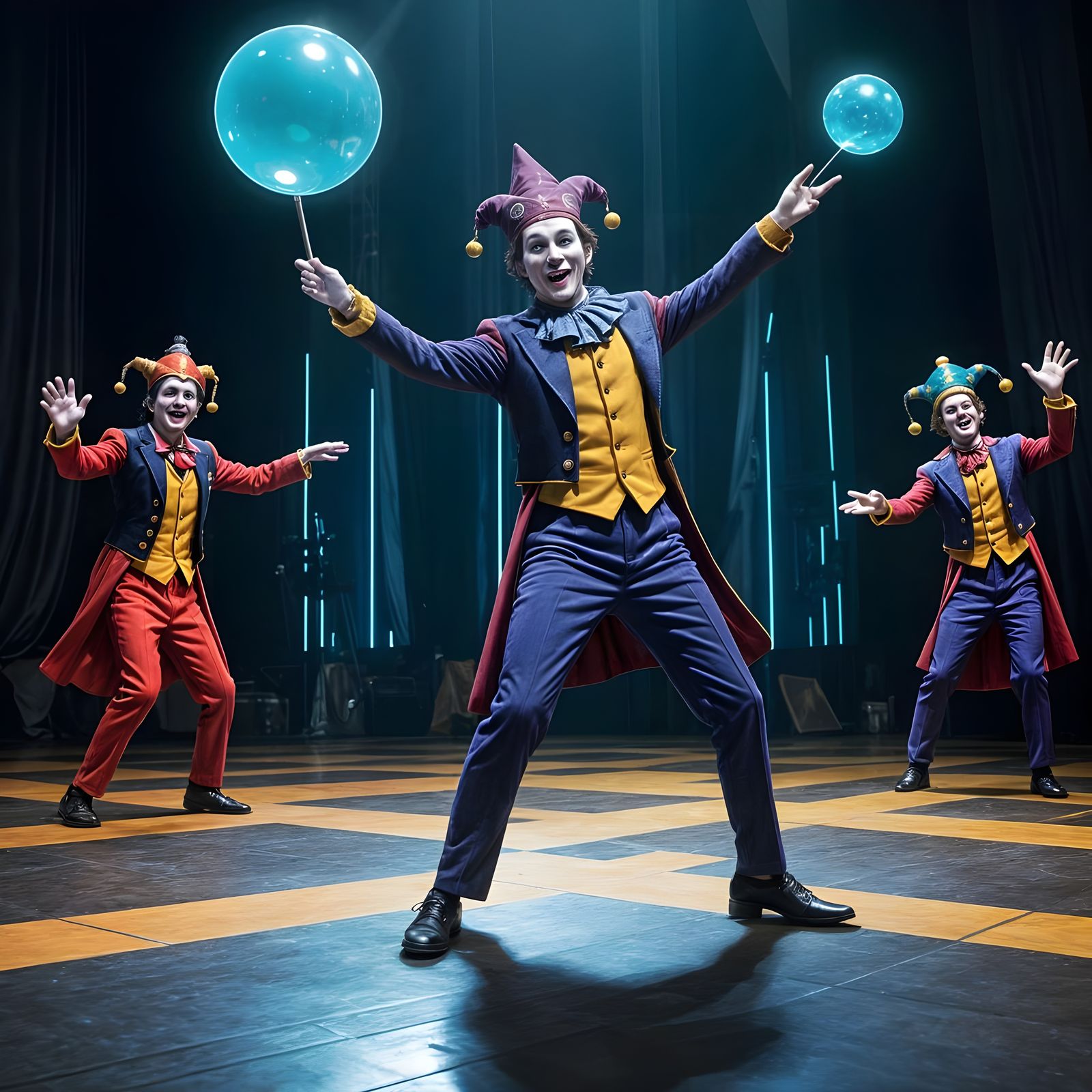 Futuristic Jester Outshines AI Holograms in Hilarious High-T...