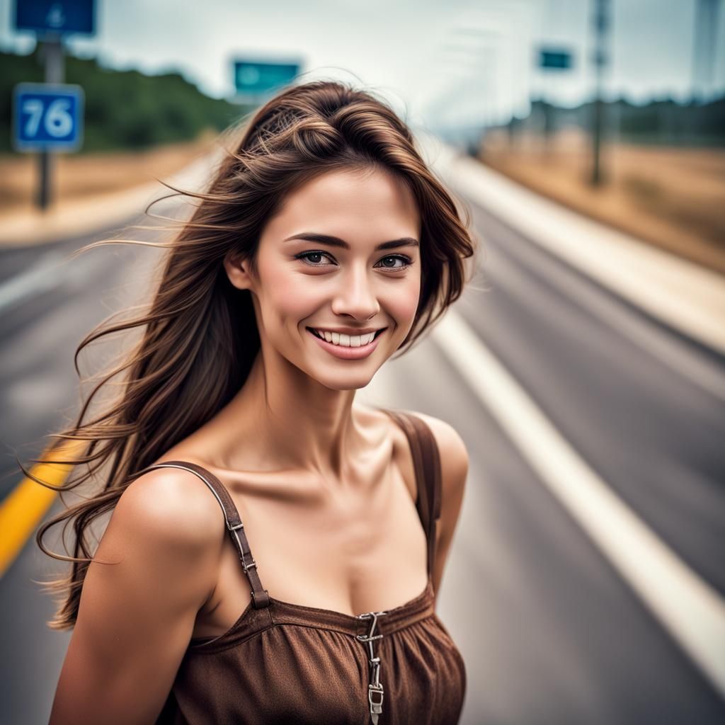 Highway Beauty: A Cinematic Portrait