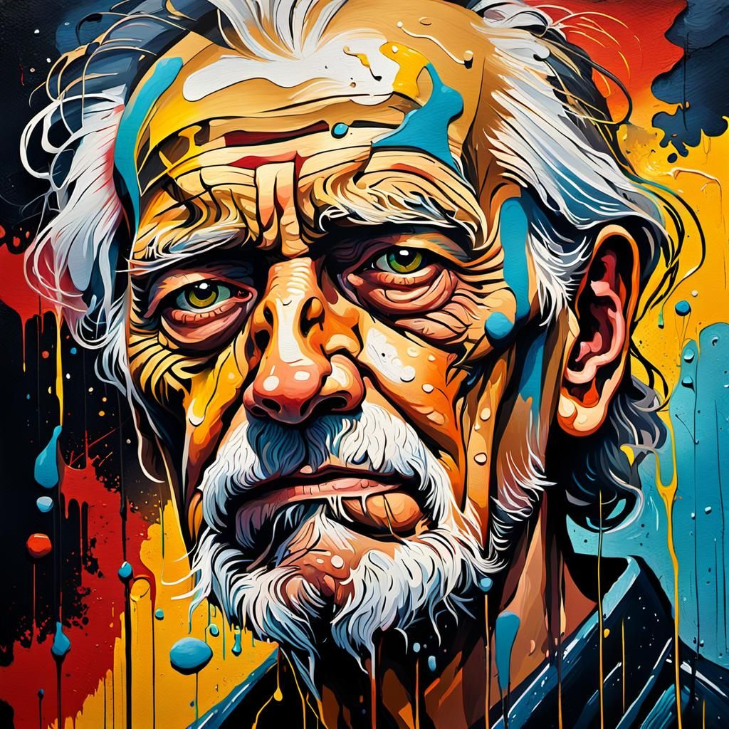 Emotional Outpouring in Expressive Street Art