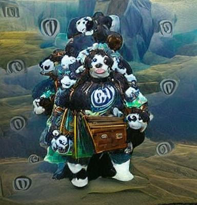 Pandaren Mount Collector in Fantasy Art Style