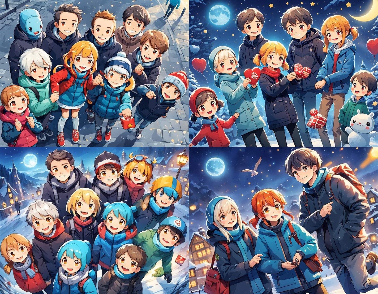 Friends Forever: An AI-Generated Image of Friendship