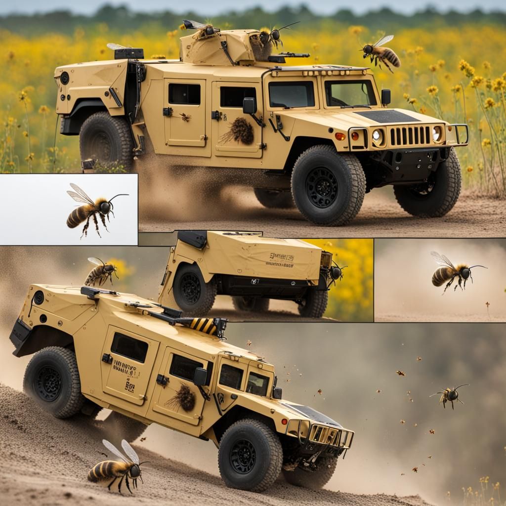 Bee-like Humvee Concept Vehicle