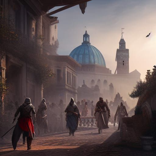 Assassin's Creed: Detailed Matte Painting in Unreal Engine