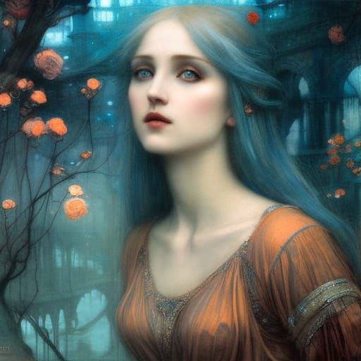 Pre-Raphaelite Inspired