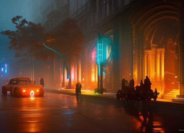 Alchemy of Love: Hyperdetailed Art Nouveau Concept