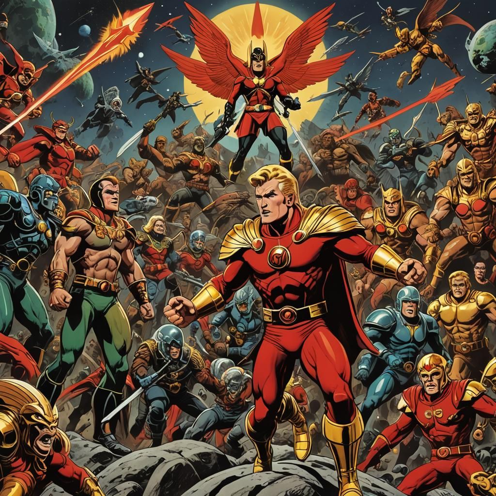 Epic Flash Gordon Battle: Pop-Punk Style