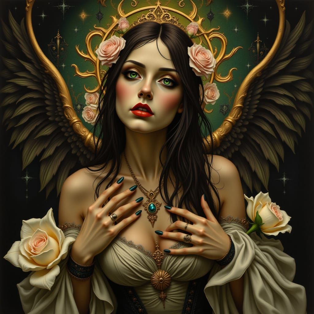 Ethereal Cosmic Visions in Dark Magical Realism