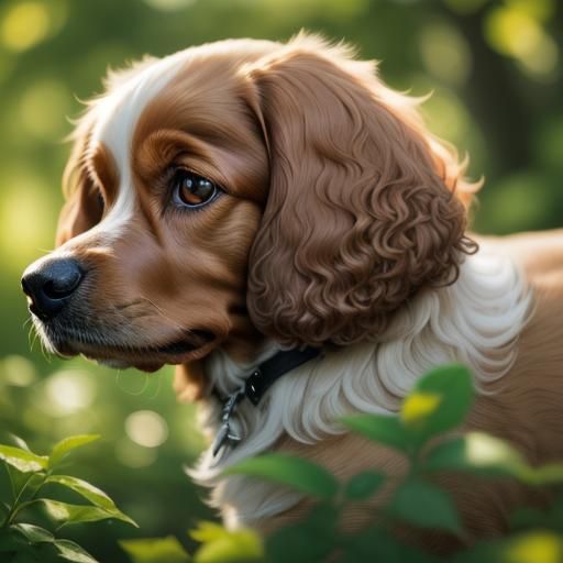 Cocker Spaniel Playing: Professional Photography, 8K