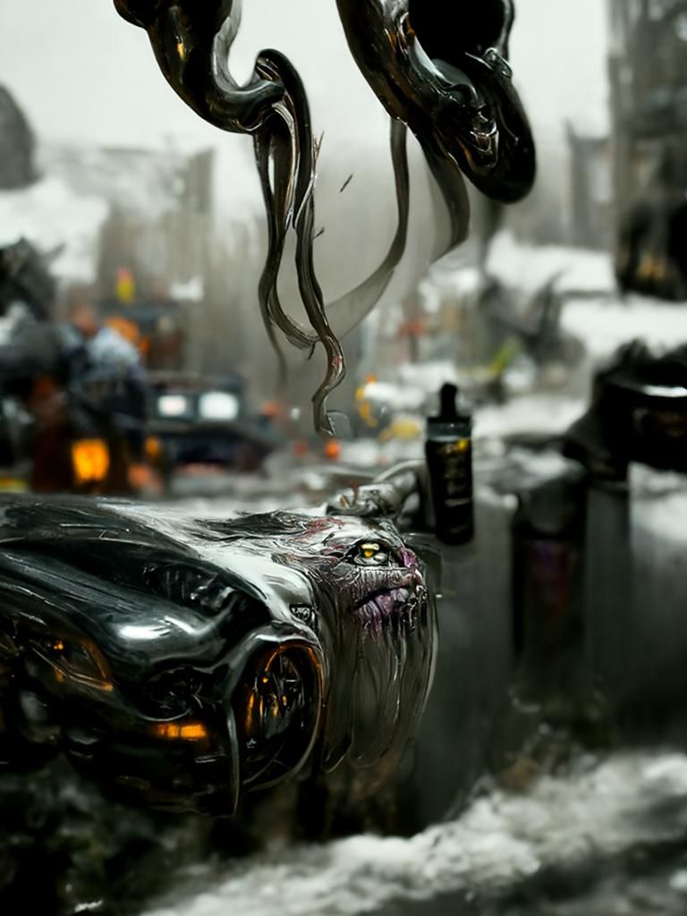 Sinister Medusa in Hyperrealistic Digital Painting