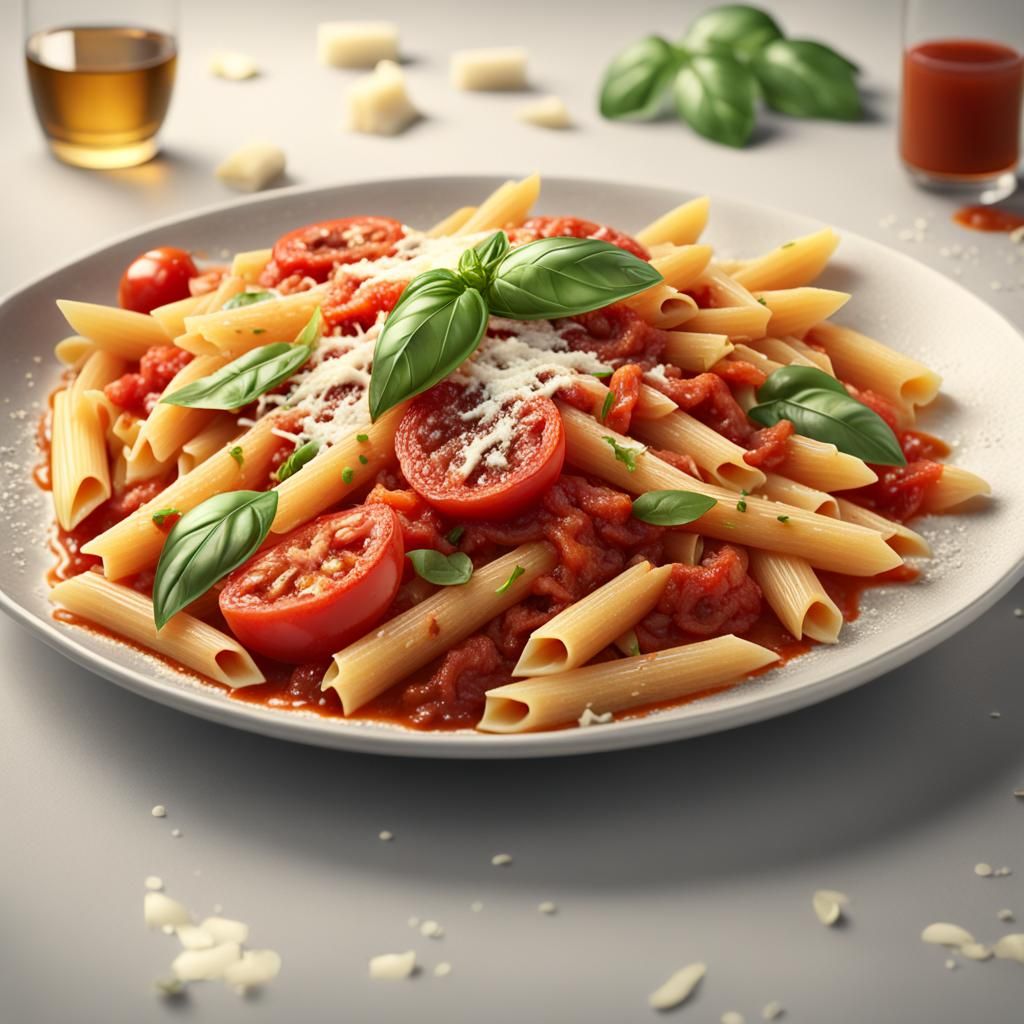 Delicious Penne Pasta with Tomato Sauce
