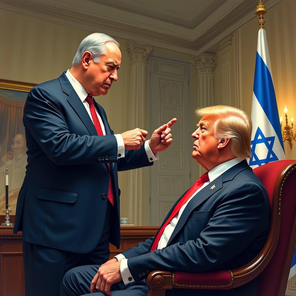 Israeli Leader Scolds Donald Trump in Formal Setting