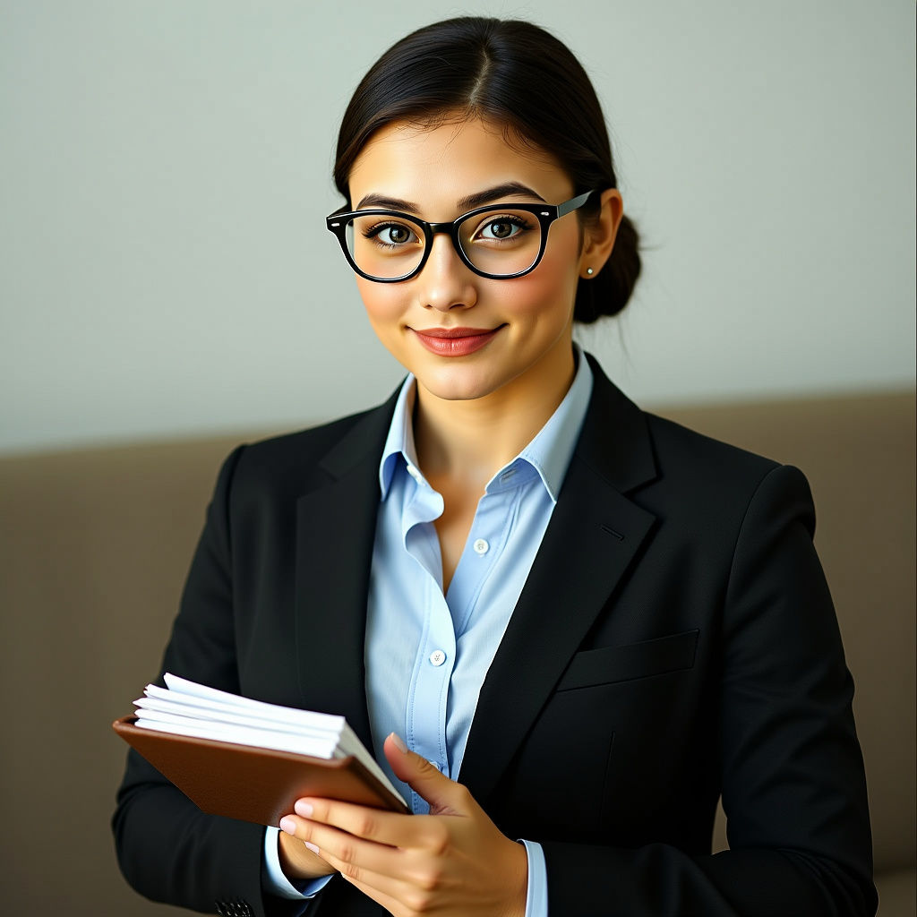 Expressive Young Woman in Cinematic Film Still