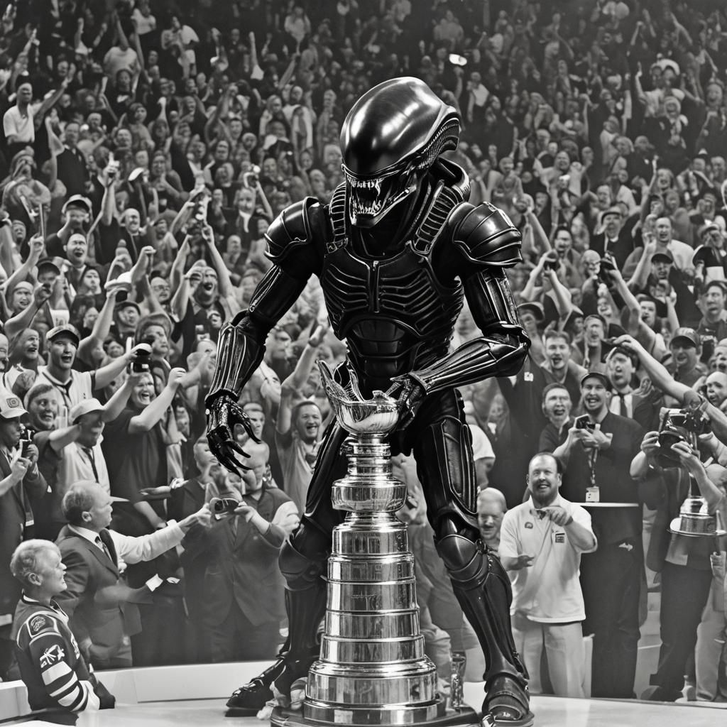 Xenomorph wins the Stanley Cup